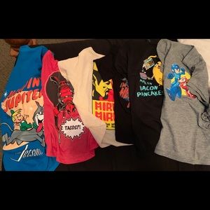 Pack of 6 Dog Shirts L & XL